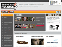 Tablet Screenshot of ks4.smokesnojoke.org.uk