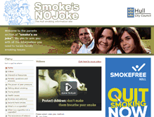 Tablet Screenshot of parents.smokesnojoke.org.uk